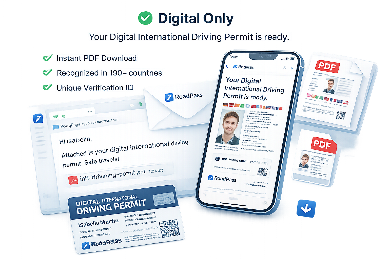 International Driving Permit – 3 Years (Digital Only)